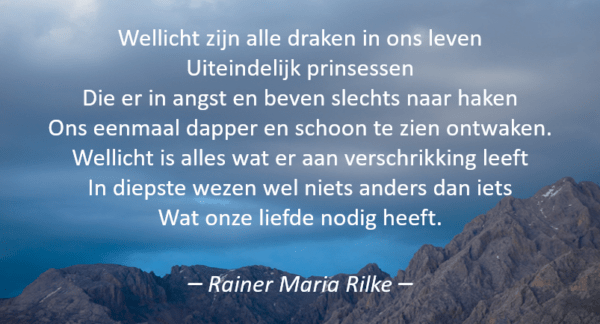 draken en prinsessen - queeste bij Rilke